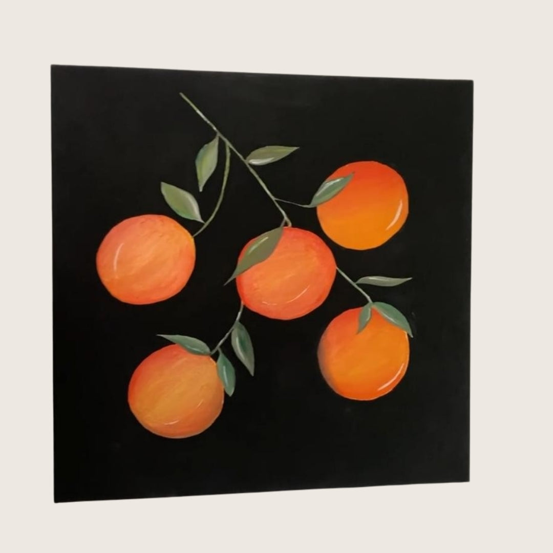 Orange · Original Acrylgemälde