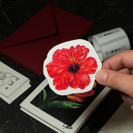 Hibiskus Sticker