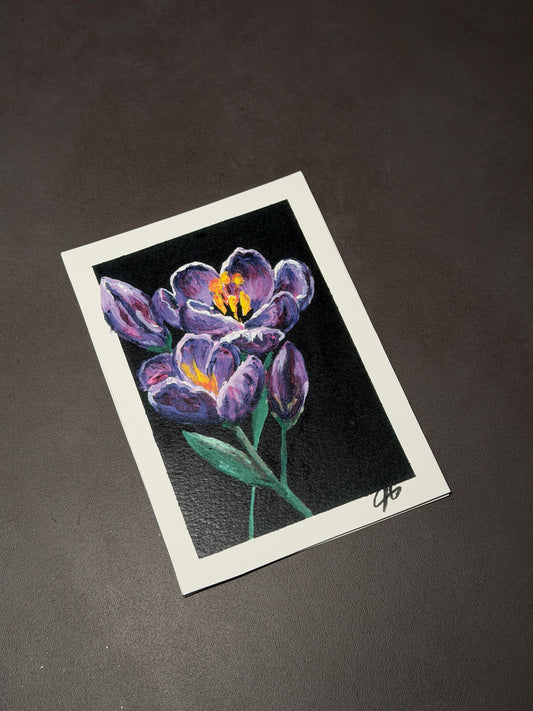 Original Art Card – Krokus